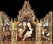 unknow artist Triptych The Adoration of the Magi USA oil painting reproduction